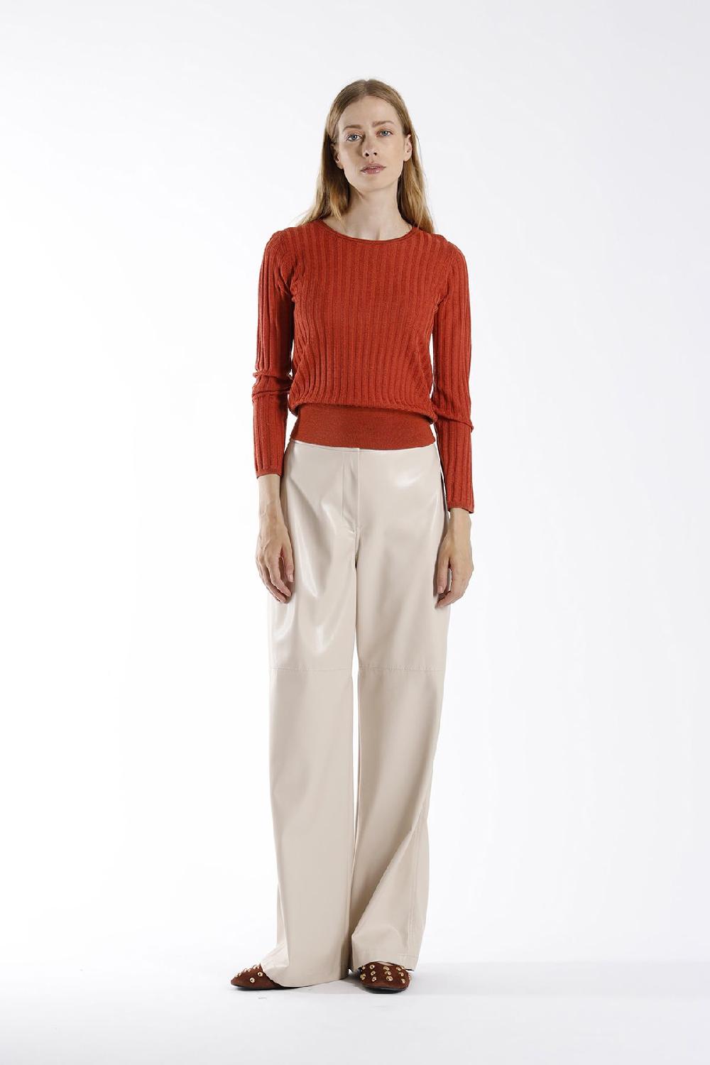 Julia June Trousers Liso ECRU