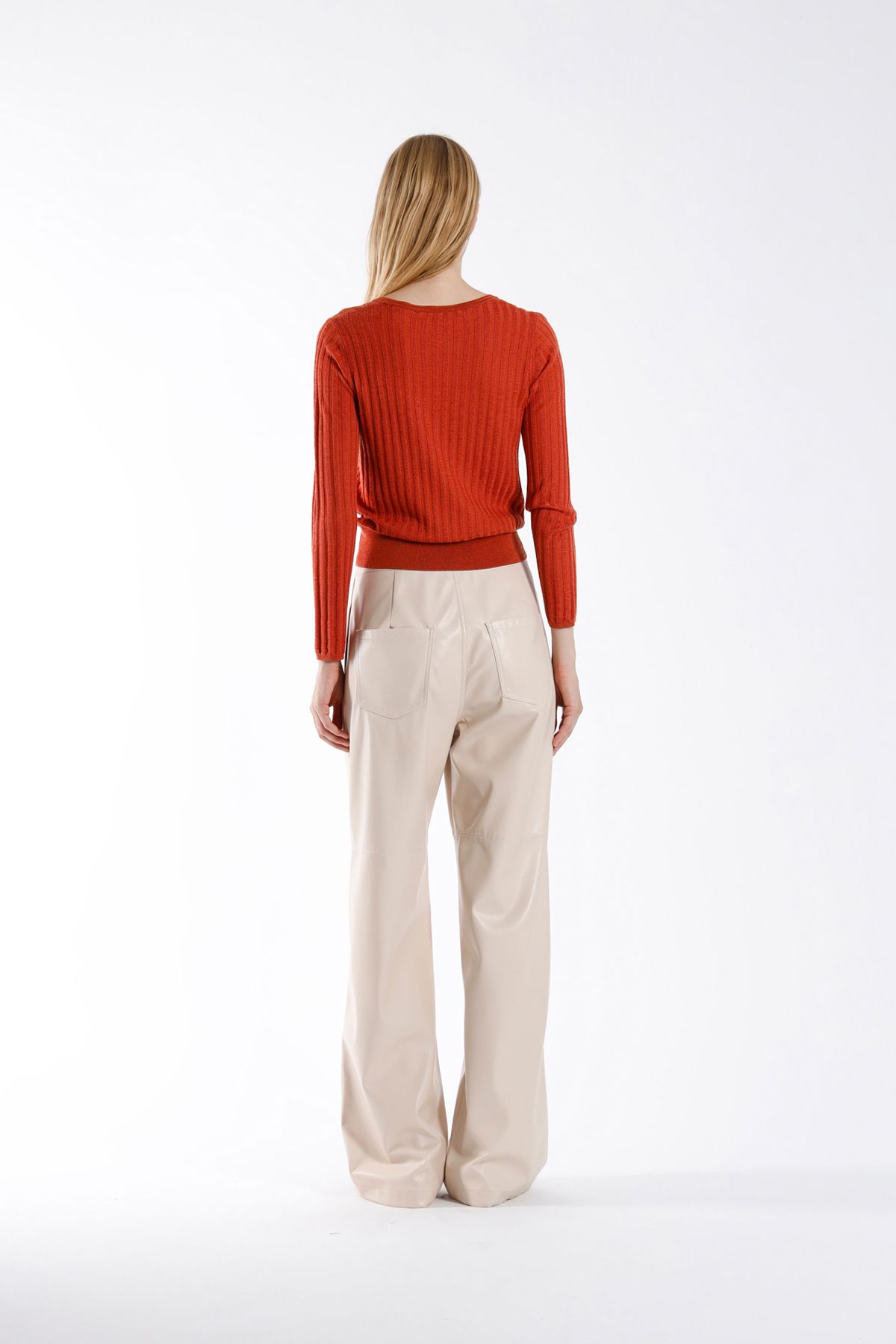 Julia June Trousers Liso ECRU