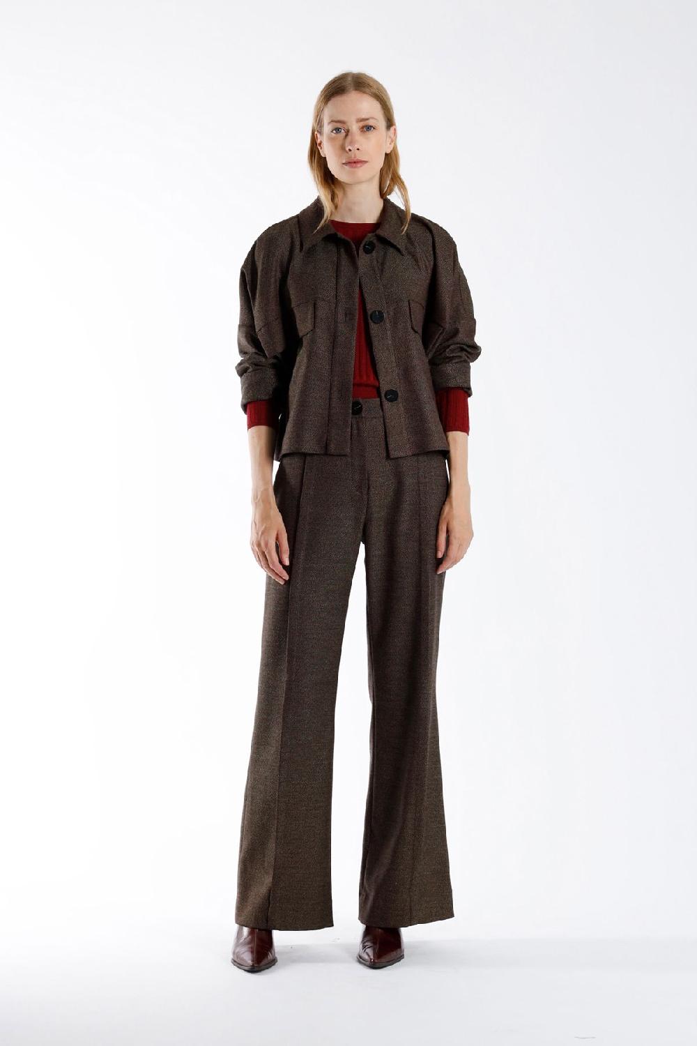 Julia June Trousers Luca Bordeaux