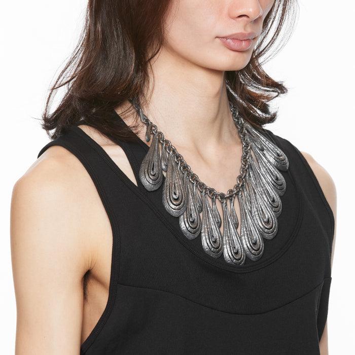 Julius 077ACU17 Silver / Dualflow Anima Necklace Ver.1