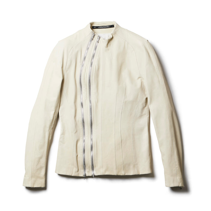 julius 778BLM1-RAW / Double-zip Leather Riders Jacket