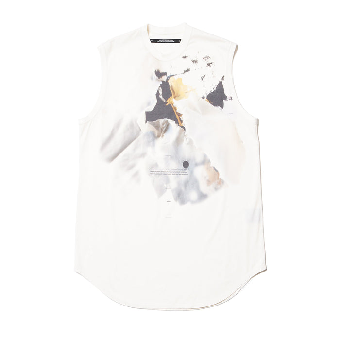 julius 868CPM2 Off White / Stan Graphic Sleeveless Tops