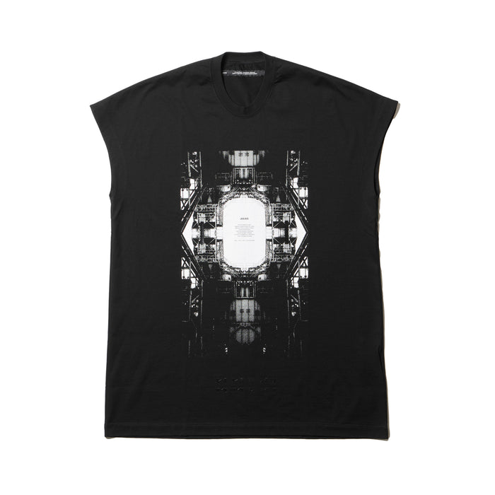 julius 907CPM3 Black / Europa Graphic Sleeveless T-Shirt
