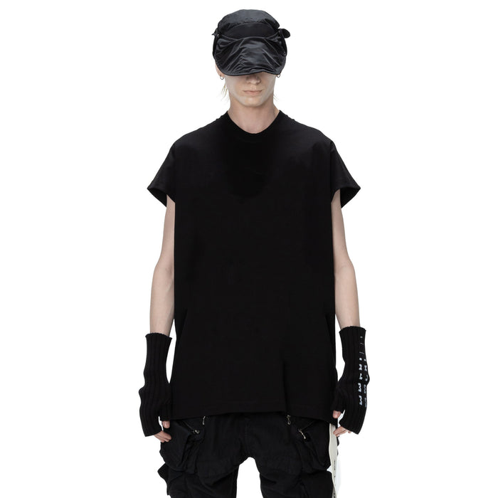 Julius 907CPM3-M Black / Europa Graphic Sleeveless T-Shirt