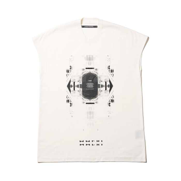 Julius 907CPM3 Off White / Europa Graphic Sleeveless T-Shirt