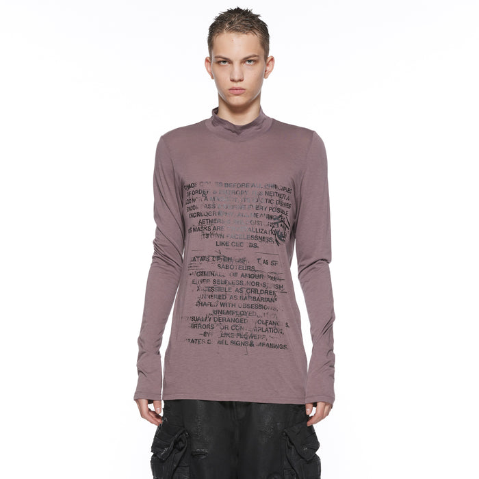 Julius 917CPM6 Ash Purple / The Order Of Chaos High Neck Top