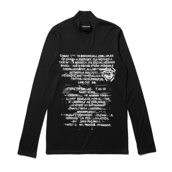 julius 917CPM6 Black / The Order Of Chaos High Neck Top