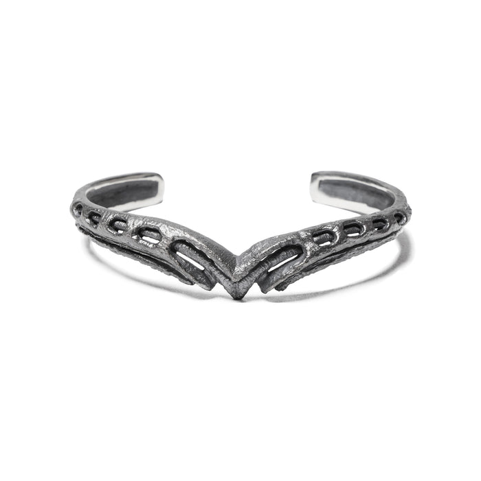 Julius 077ACU13 Silver / Dualflow Anima Bangle Ver.2