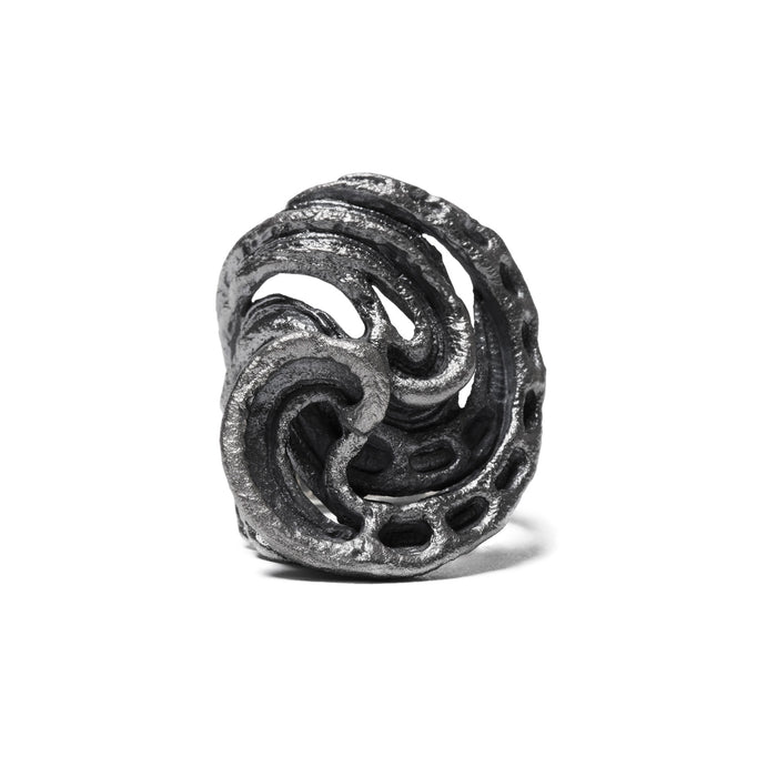 Julius 077ACU9 Silver / Dualflow Anima Ring Ver.4