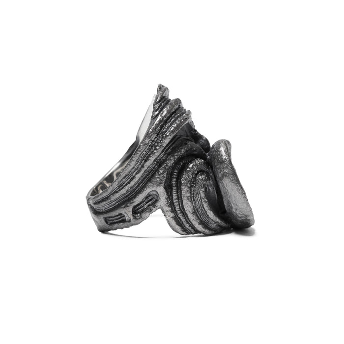 Julius 077ACU9 Silver / Dualflow Anima Ring Ver.4