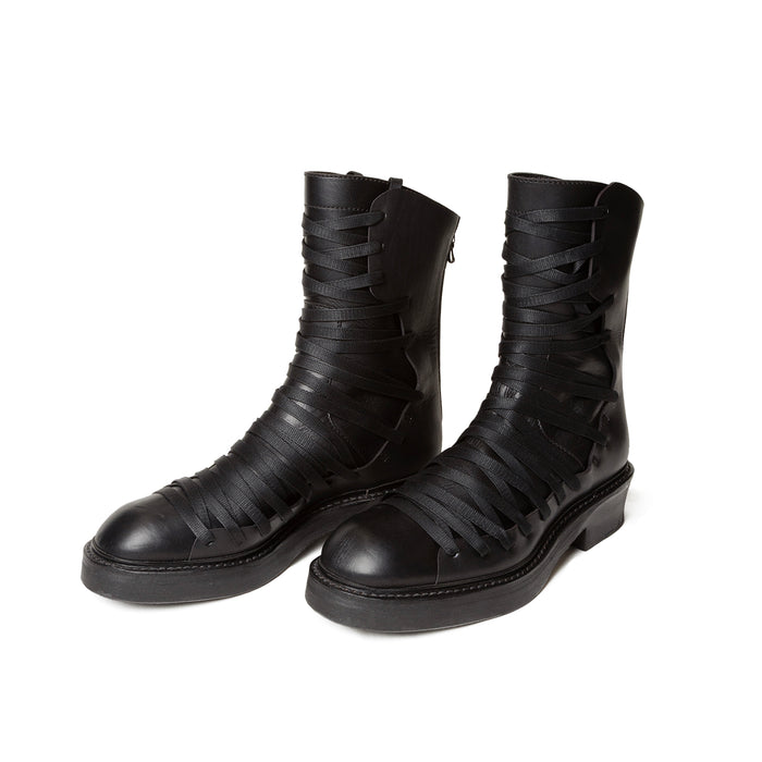 julius 077FWM1 Black / Bind Boots