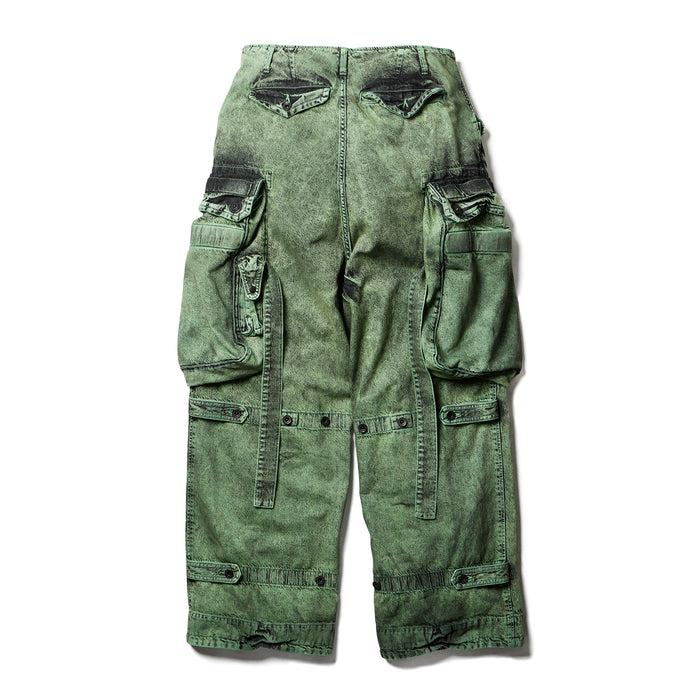 Julius 077PAM1 Green / Gasmask Cargo Pants