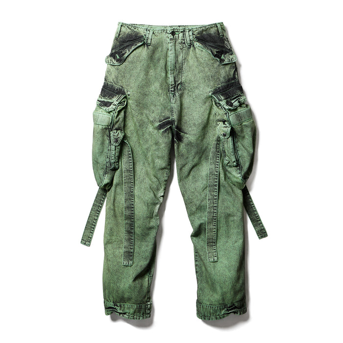 Julius 077PAM1 Green / Gasmask Cargo Pants