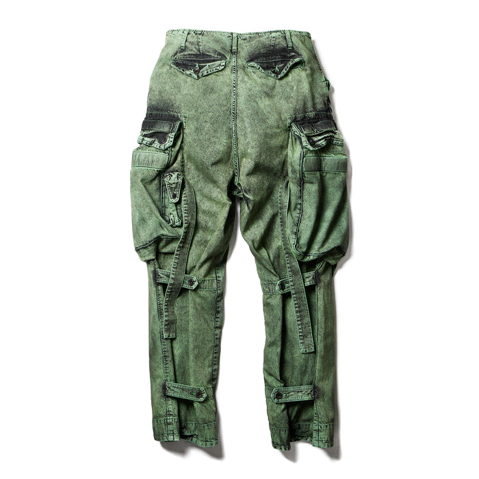 Julius 077PAM1 Green / Gasmask Cargo Pants