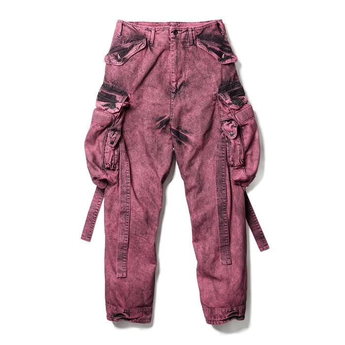 Julius 077PAM1 Pink / Gasmask Cargo Pants
