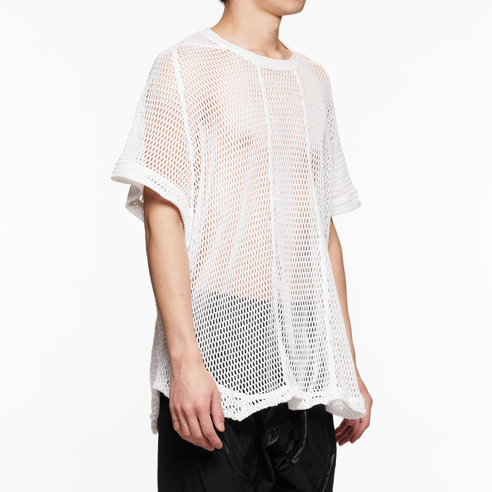 Julius 818KNM3 White / Mesh Seamed Kite Knit