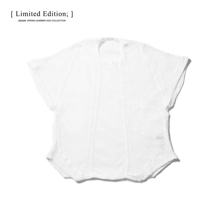 julius 818KNM3 White / Mesh Seamed Kite Knit