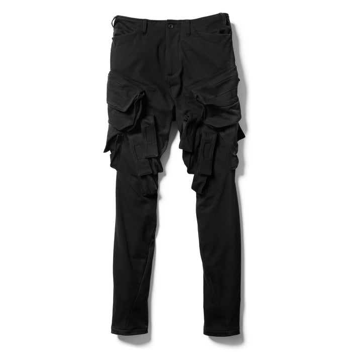 julius 838PAM1 Black / Gasmask Cargo Sweat Pants