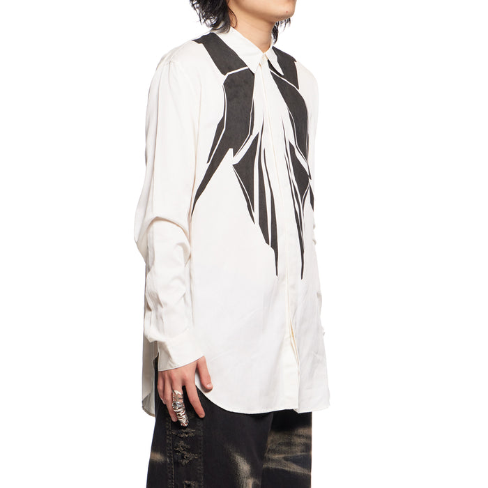 Julius 838SHM1-OFF WHITE / Graphic Shirts