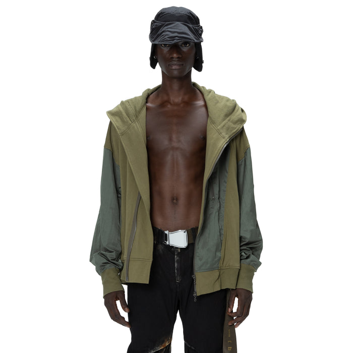 Julius 907CUM1 Army Green / Outpost Zip-Up Hoodie
