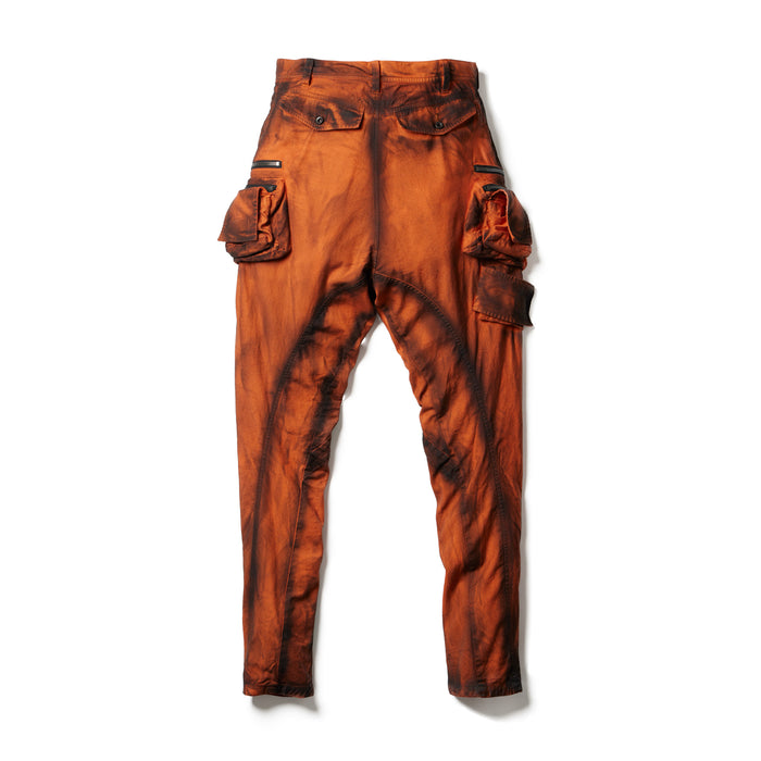 Julius 907PAM4-C Orange / Waxed Tactical Cargo Pants