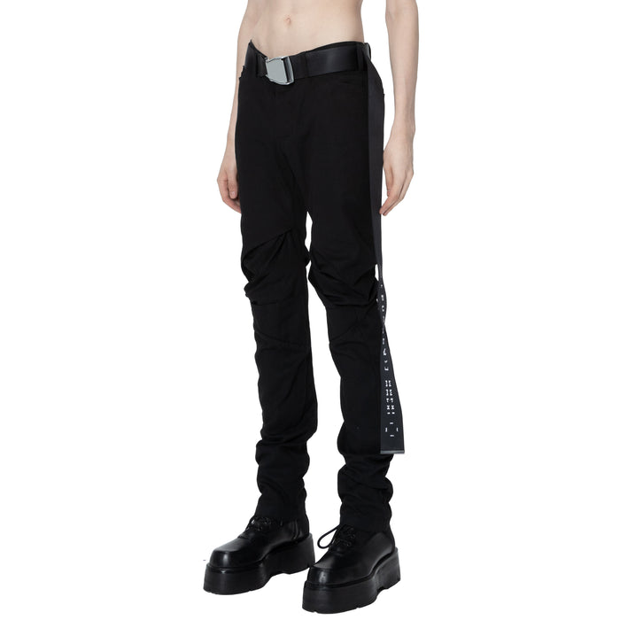 Julius 907PAM6 Black / Rust Slim Biker Pants