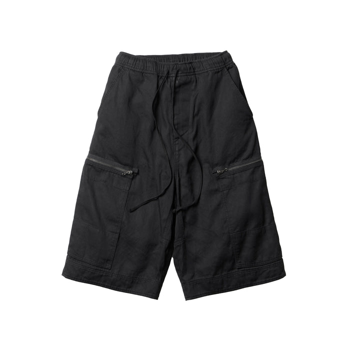 julius 907PAM7 Black / Rust Manifold Short Pants