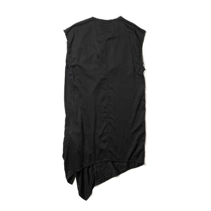 Julius 907SHM5 Black / Umbra Drape Tunic