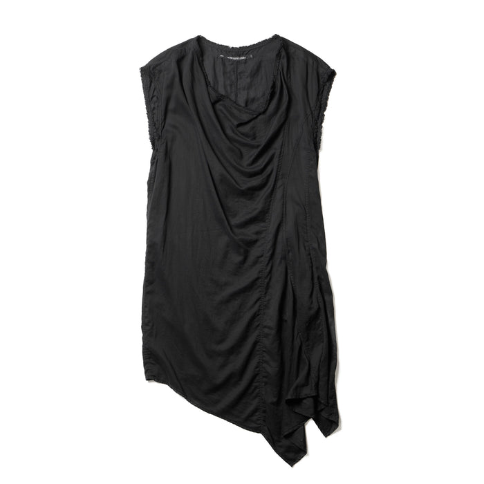 julius 907SHM5 Black / Umbra Drape Tunic