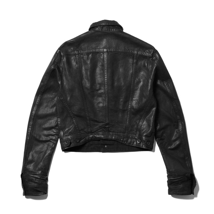julius 917BLM9-C Black / Corset Denim Jacket