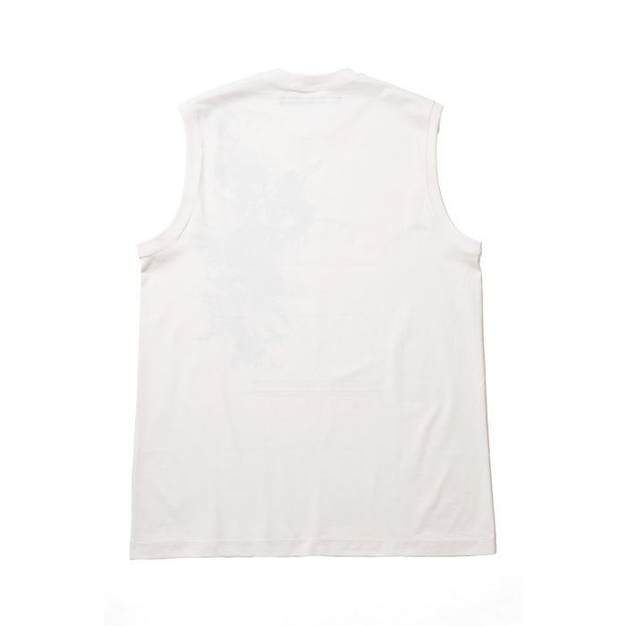 Julius 917CPM2 Off White / Garden Sleeve Less Top