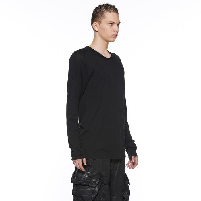 Julius 917CUM12 Black / Seamd Neck Top