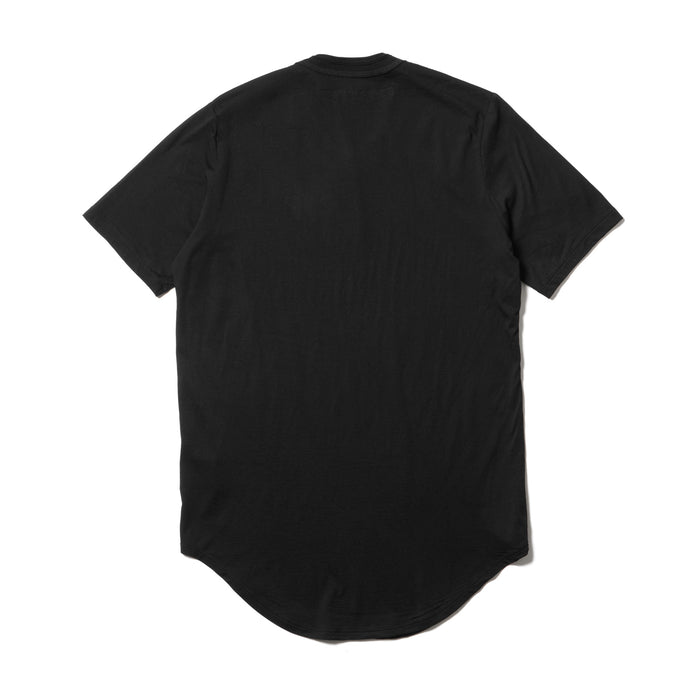 Julius 917CUM13 Black / Round Hem T-Shirt