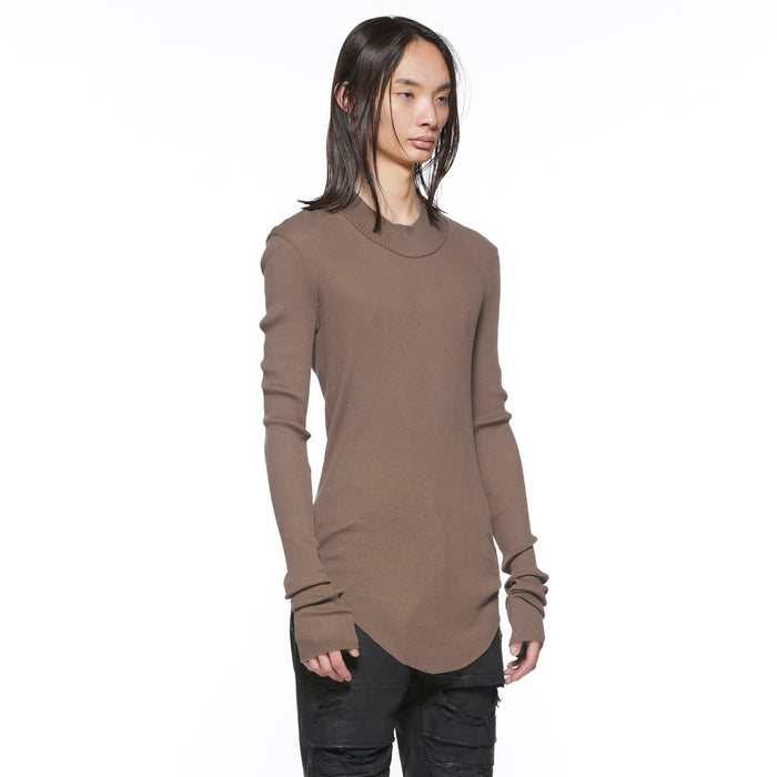 Julius 917CUM6 Sand / High Neck Skinny Top