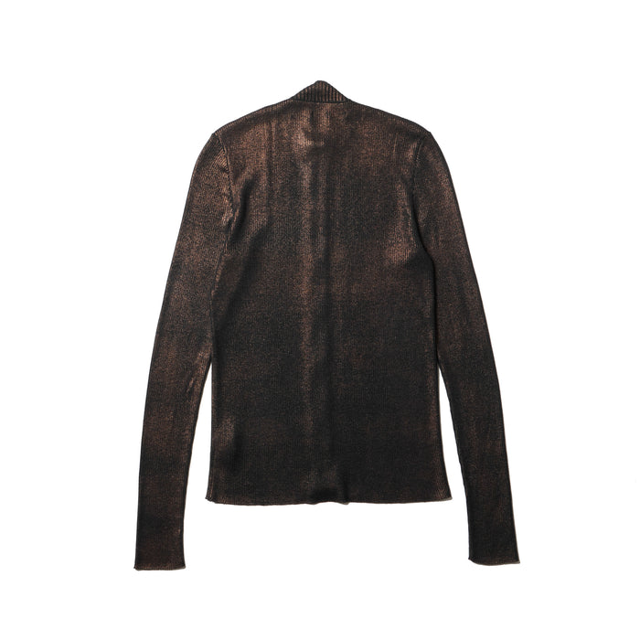 Julius 917KNM1-C Dark Brown / Skinny Knit Top