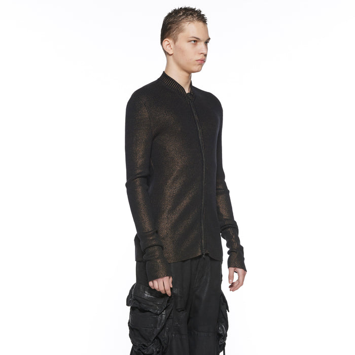 Julius 917KNM1-C Dark Brown / Skinny Knit Top