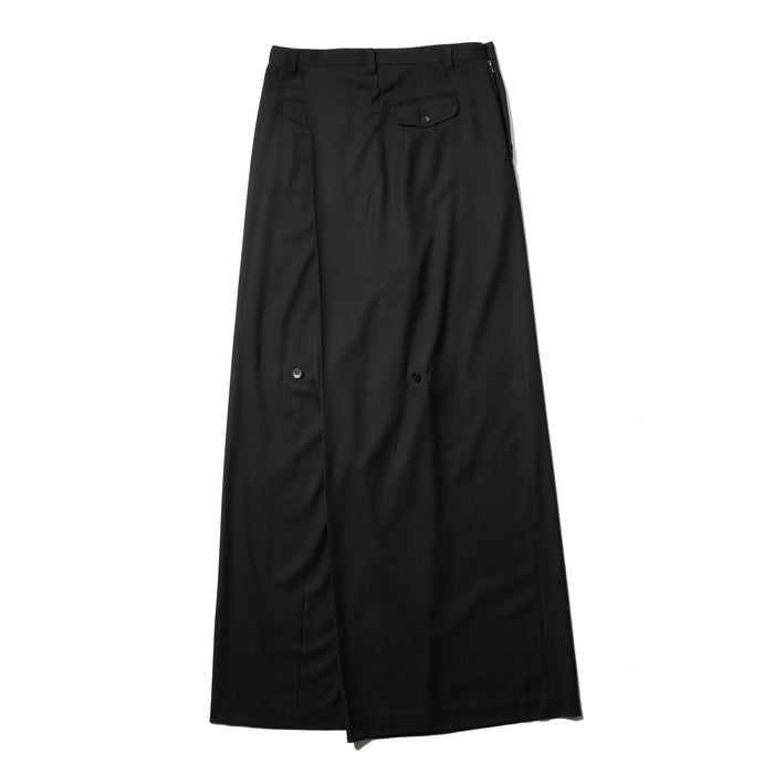Julius 917PAM4 Black / Over Wrapping Trousers