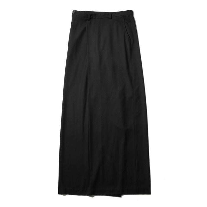 julius 917PAM4 Black / Over Wrapping Trousers