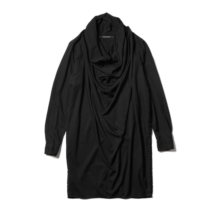 julius 917SHM2 Black / Cowl Neck Shirt