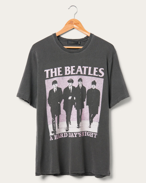 junk food clothing A Hard Day's Night Vintage Tee Vintage Black