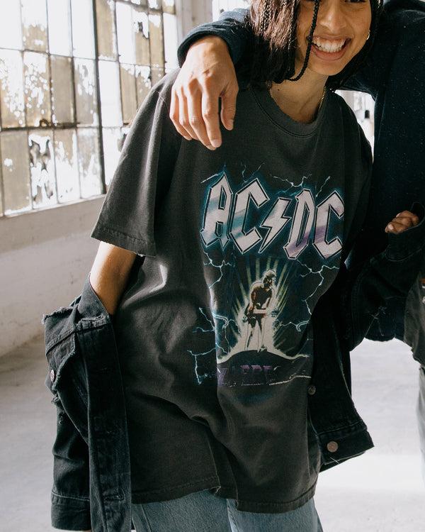 Junk Food Clothing AC/DC Ballbreaker Vintage Tee Vintage Black