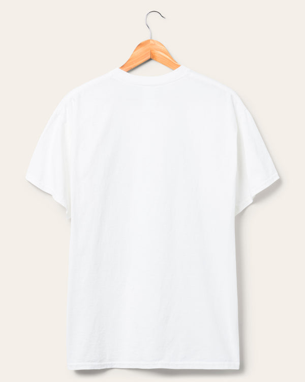 Junk Food Clothing AC/DC Triple Color Logo Flea Market Tee White