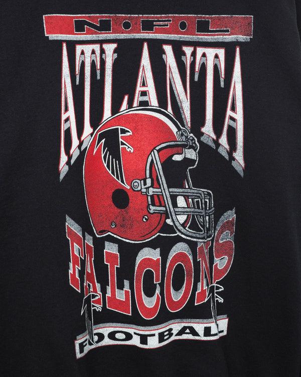 Junk Food Clothing Atlanta Falcons Helmet Flea Market Crew Fleece Black