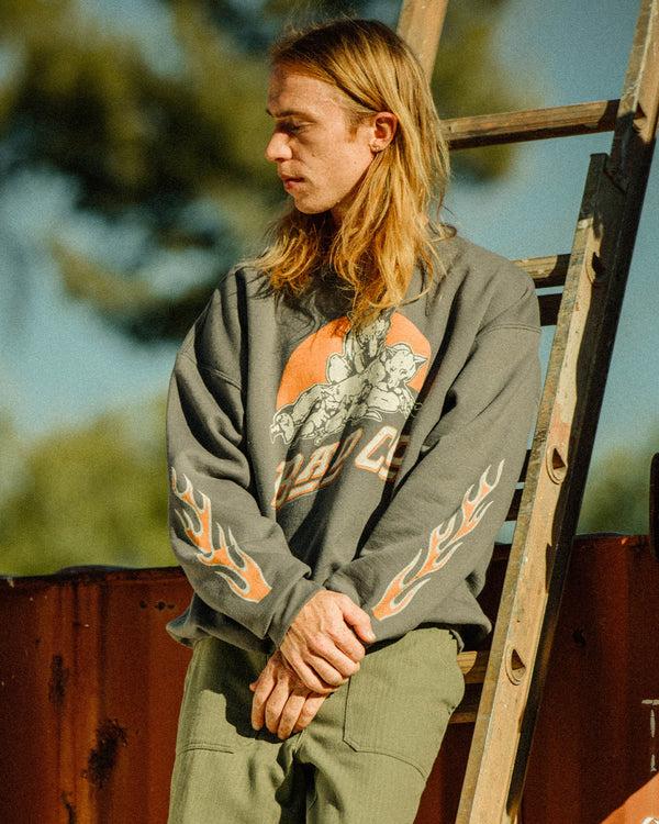 Junk Food Clothing Bad Company Flea Market Fleece Charcoal