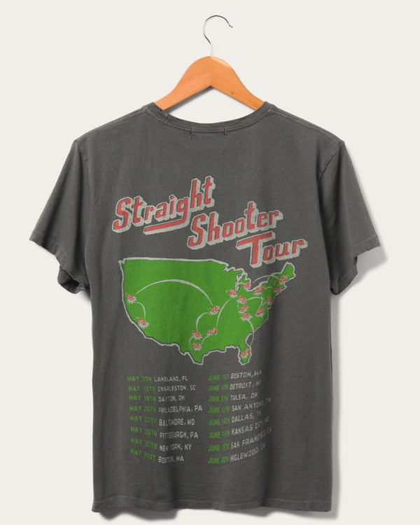 Junk Food Clothing Bad Company Straight Shooter Tour Vintage Destroy Tee Vintage Black