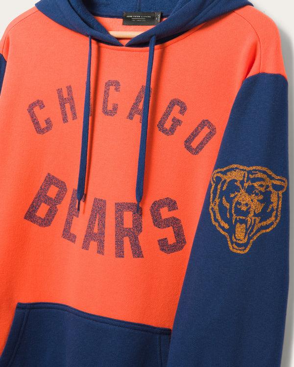 Junk Food Clothing Bears Goal Line Hoodie ORANGE/TRUE NAVY
