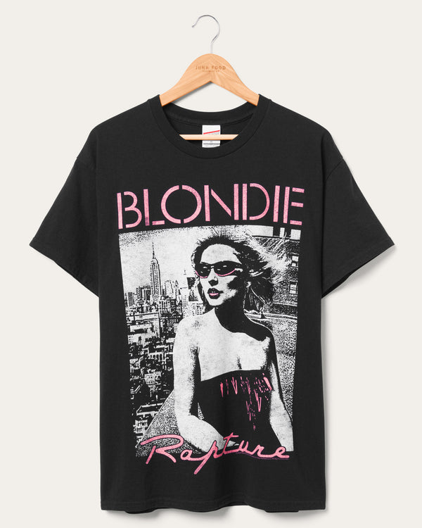 junk food clothing Blondie Rapture Flea Market Tee Black