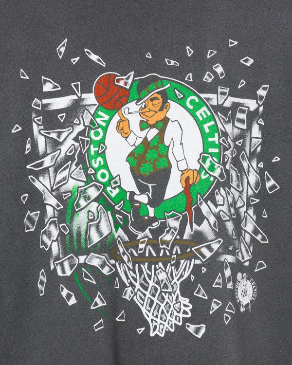 Junk Food Clothing Boston Celtics Shattered Vintage Tee True Black