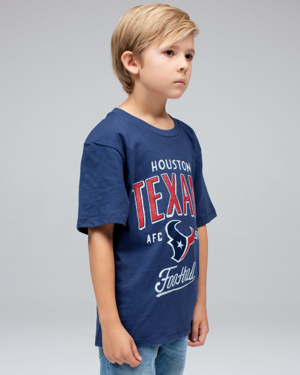Junk Food Clothing Boys Texans Touchdown Tee TRUE NAVY