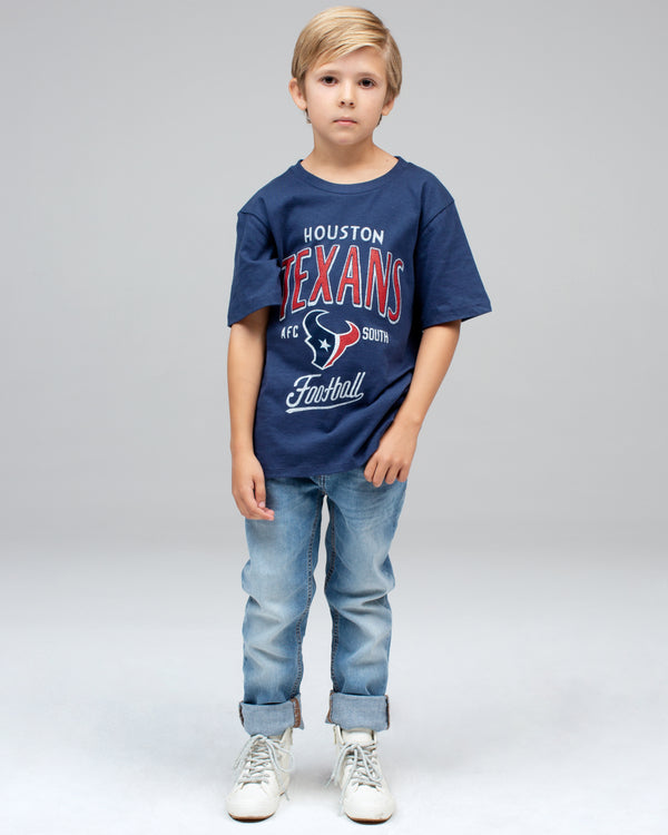 junk food clothing Boys Texans Touchdown Tee TRUE NAVY